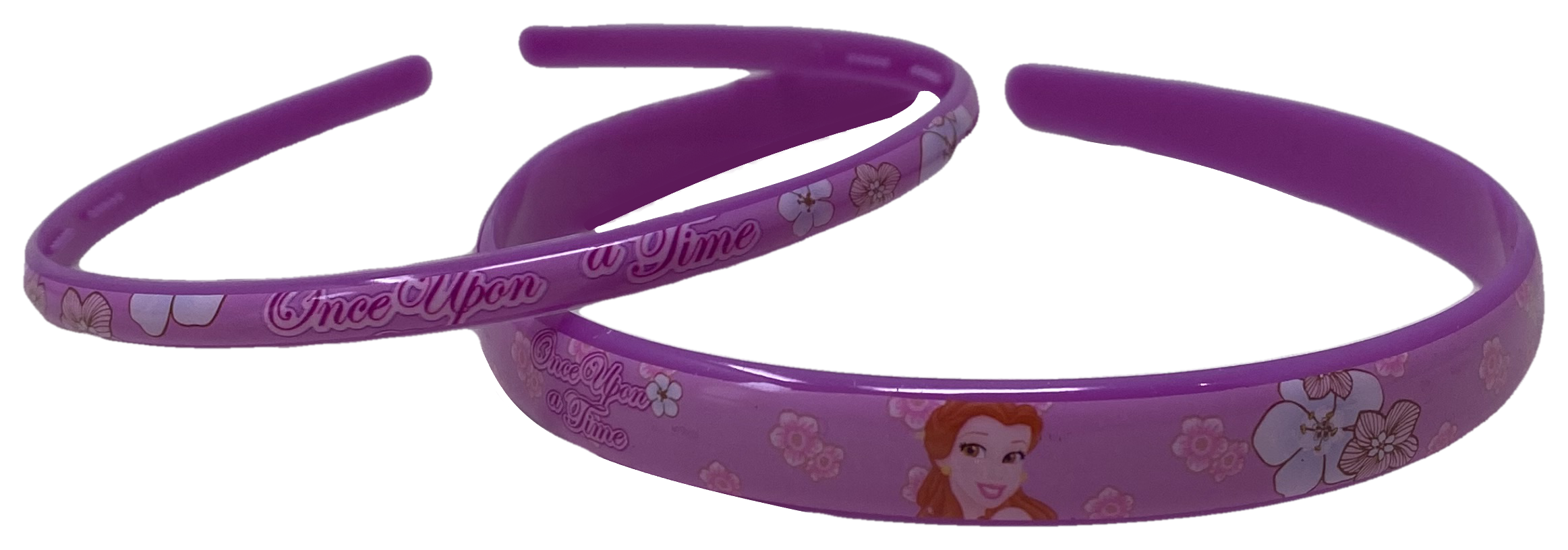 Set Accessori Capelli Belle Principesse DISNEY 8 Pezzi Spazzola Clik Clak Elastici - As4899