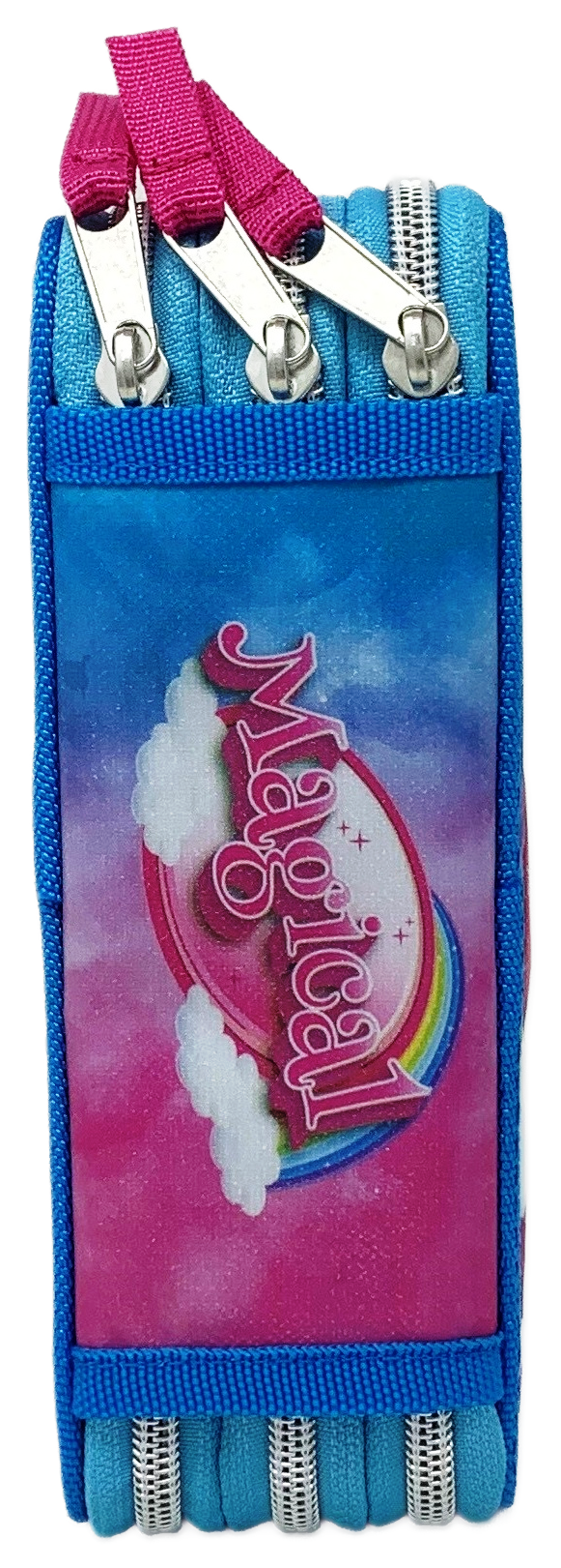 Zaino + Astuccio 3 Zip Unicorno Estensibile Scuola Elementare Colori Giotto