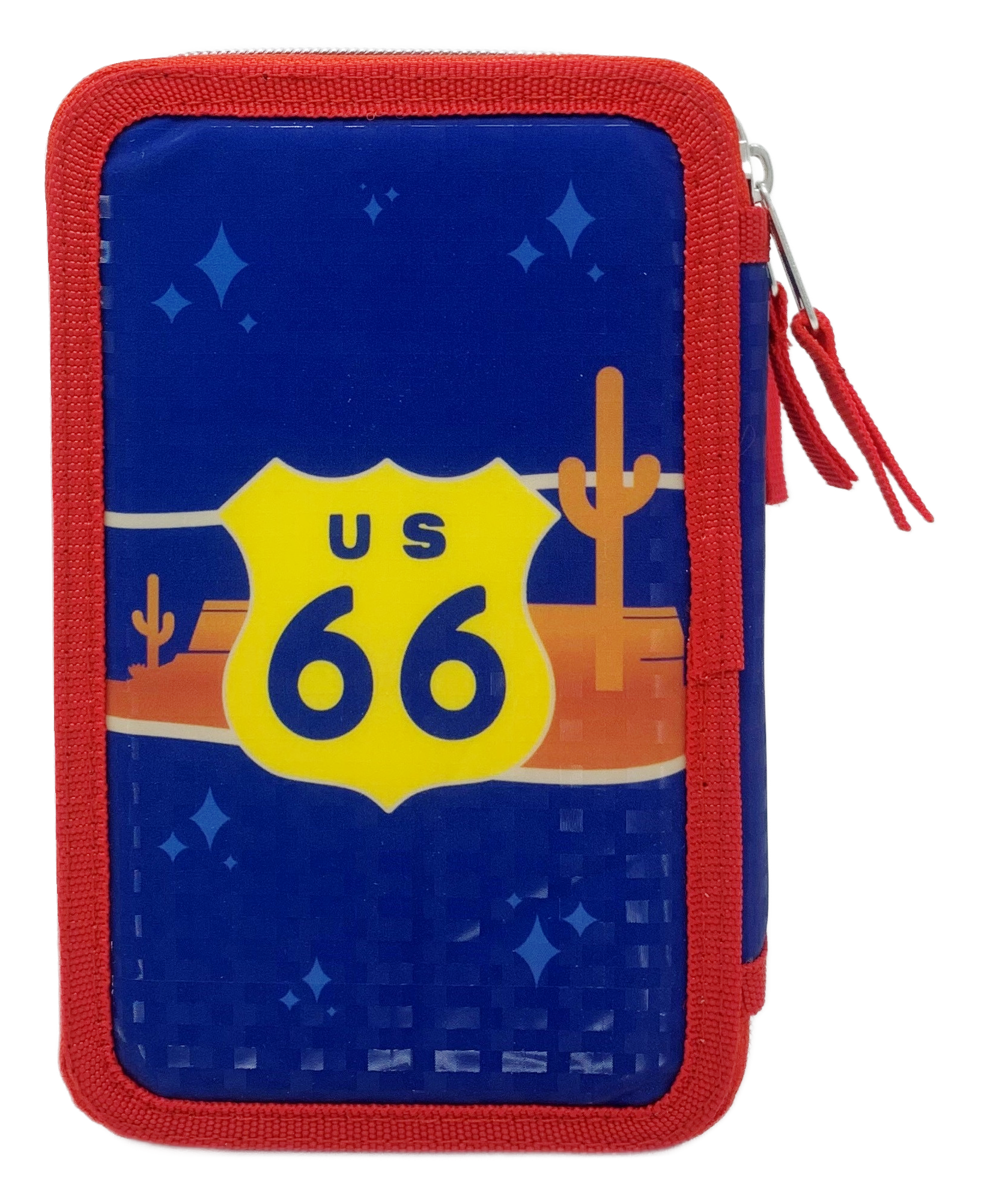 Astuccio Scuola 3d Cars DISNEY Saetta Mcqueen Multiscomparto 3 Zip Portacolori Pennarelli Giotto - Ca0832