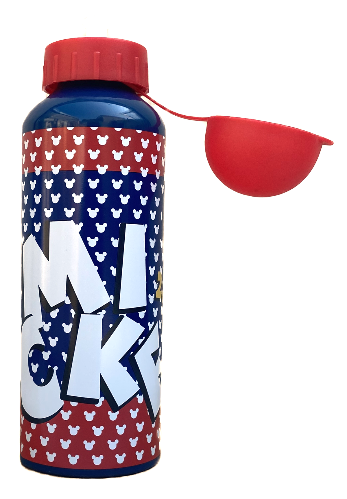 Borraccia in Alluminio Mickey Mouse DISNEY Topolino con Beccuccio e Coperchio 500 Ml - D06397mc/r