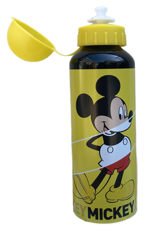 Borraccia in Alluminio Mickey Mouse DISNEY Topolino con Beccuccio e Coperchio 500 Ml - D06397mc/g