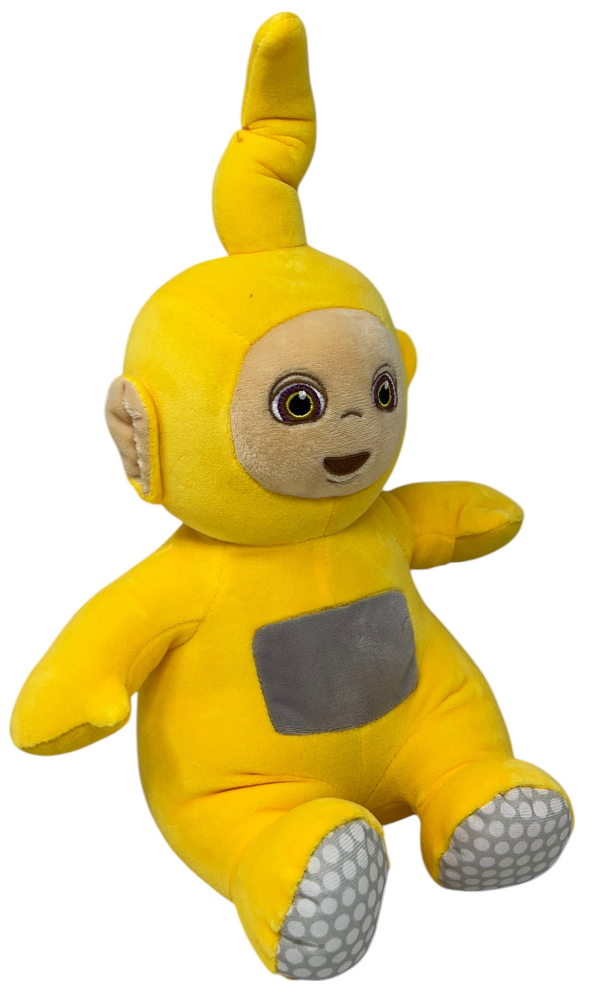 Peluche Laa-Laa Teletubbies Morbido Pupazzo 37 CM in Fibra Riciclata