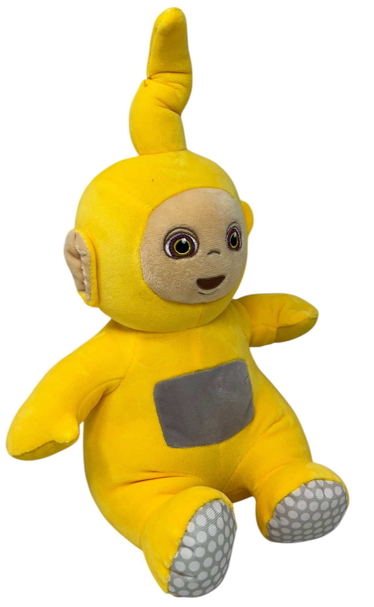 Peluche Laa-Laa Teletubbies Morbido Pupazzo 37 CM in Fibra Riciclata