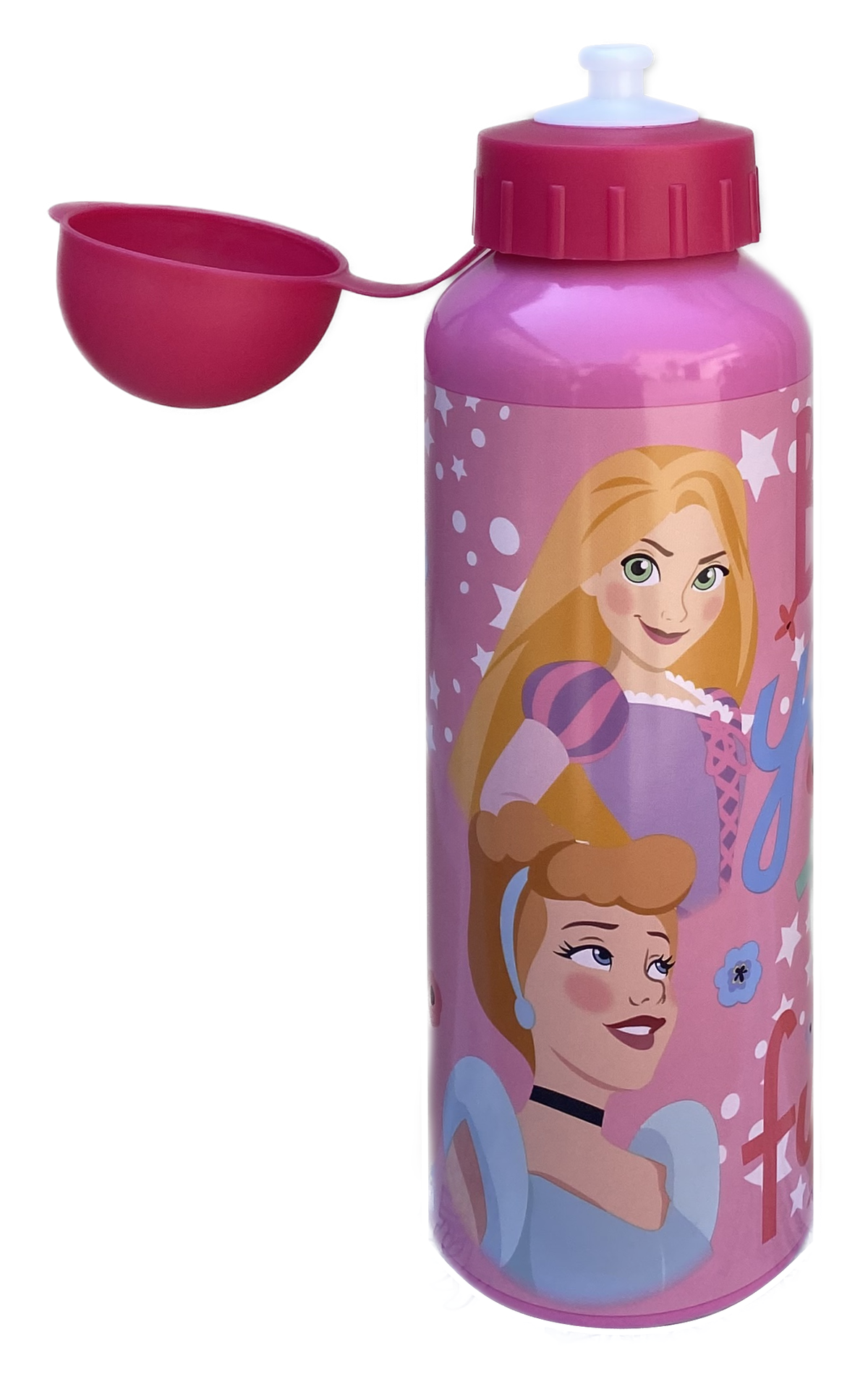 Borraccia in Alluminio Principesse DISNEY con Beccuccio e Coperchio 500 Ml - D06382mc/f
