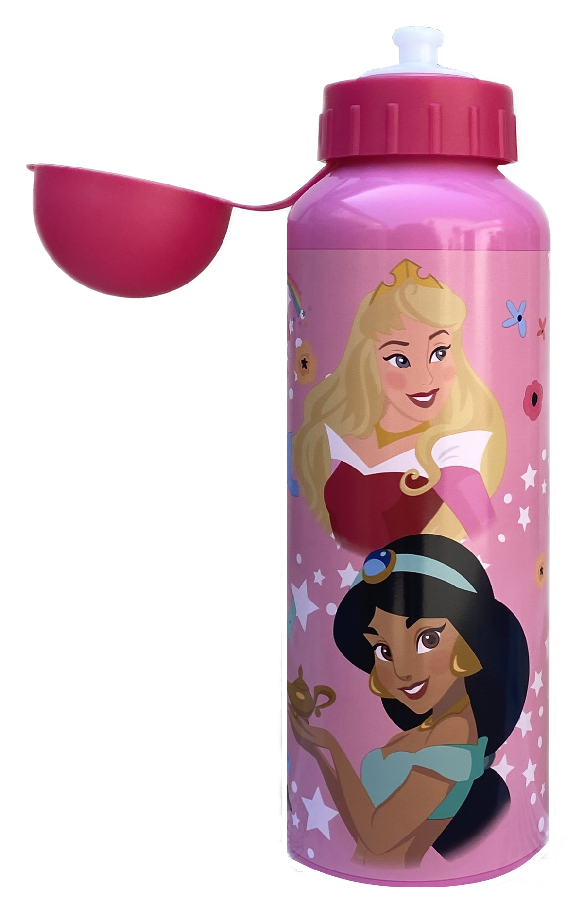 Borraccia in Alluminio Principesse DISNEY con Beccuccio e Coperchio 500 Ml - D06382mc/f