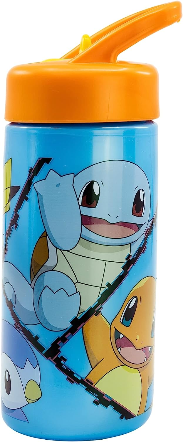 Borraccia Pikachu Pokemon con Beccuccio Ripiegabile Ml. 410 - 08001