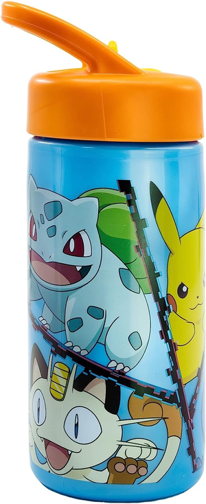 Borraccia Pikachu Pokemon con Beccuccio Ripiegabile Ml. 410 - 08001