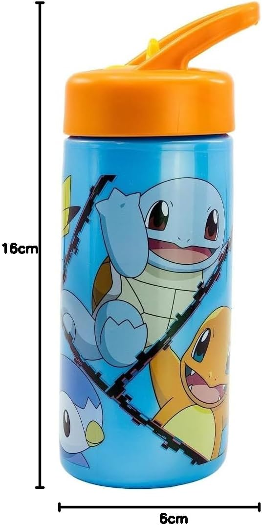 Borraccia Pikachu Pokemon con Beccuccio Ripiegabile Ml. 410 - 08001