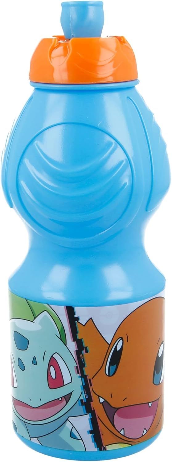 Borraccia Pokemon Pikachu Sport Plastica con Beccuccio Ml. 400 - 08032