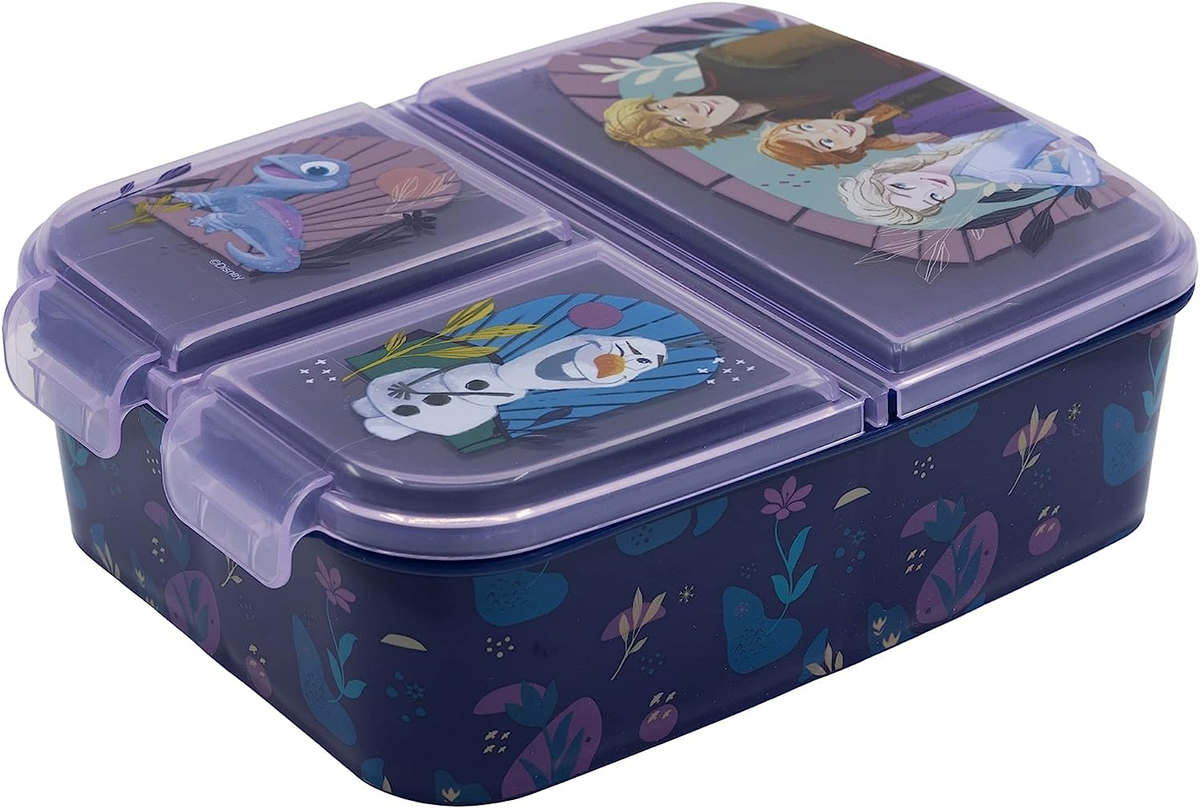 Portamerenda Multiscomparto Frozen Ii DISNEY Porta Pranzo Scuola Tempo Libero - 74220