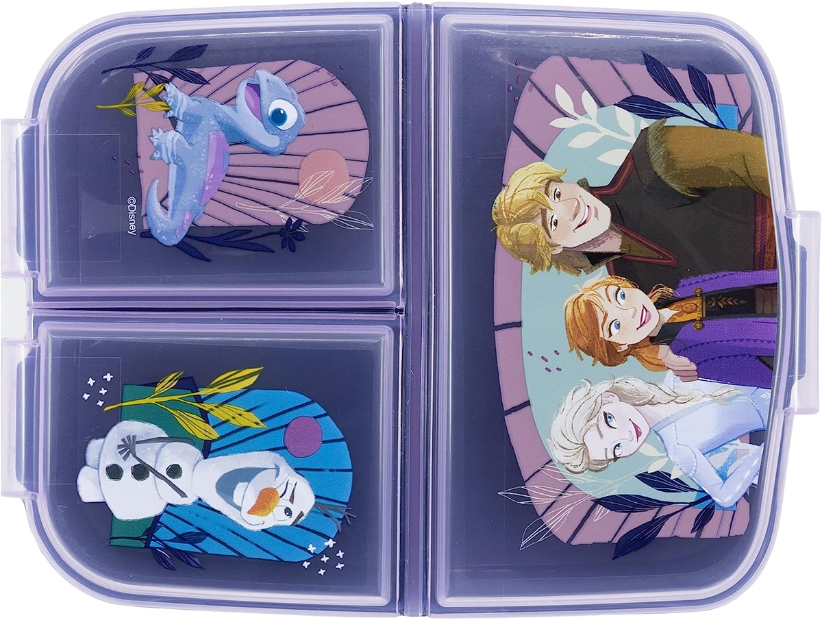 Portamerenda Multiscomparto Frozen Ii DISNEY Porta Pranzo Scuola Tempo Libero - 74220