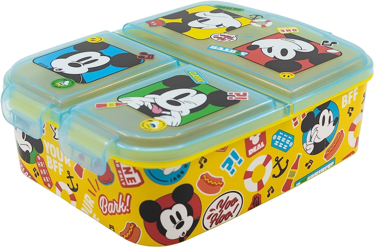 Portamerenda Multiscomparto Topolino DISNEY Porta Pranzo Scuola Tempo Libero - 74320