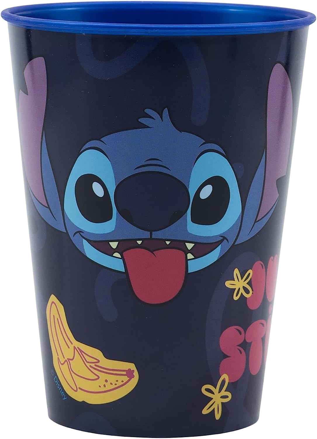 Bicchiere Stitch DISNEY Plastica Ml.260 Cm. 10x7,5 - 75007