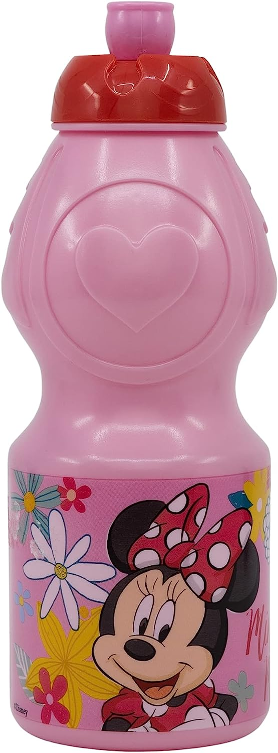 Borraccia Minnie DISNEY Sport Plastica con Beccuccio Ml. 400 - 74432