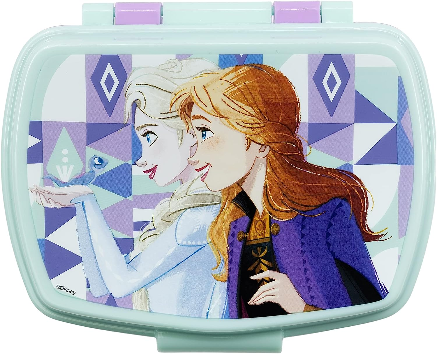 Set Borraccia e Portamerenda Frozen DISNEY 2 Pezzi in Plastica Riutilizzabile Bpa Free