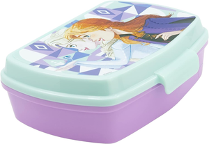 Set Borraccia e Portamerenda Frozen DISNEY 2 Pezzi in Plastica Riutilizzabile Bpa Free