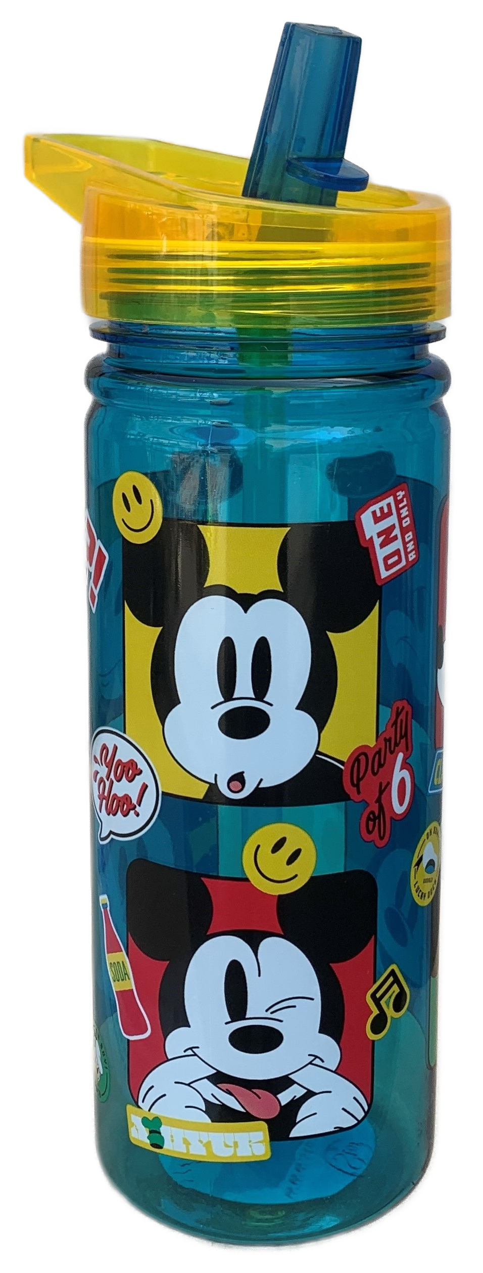 Borraccia Topolino DISNEY in Tritan con Beccuccio Ripiegabile Ml. 580 - 74333