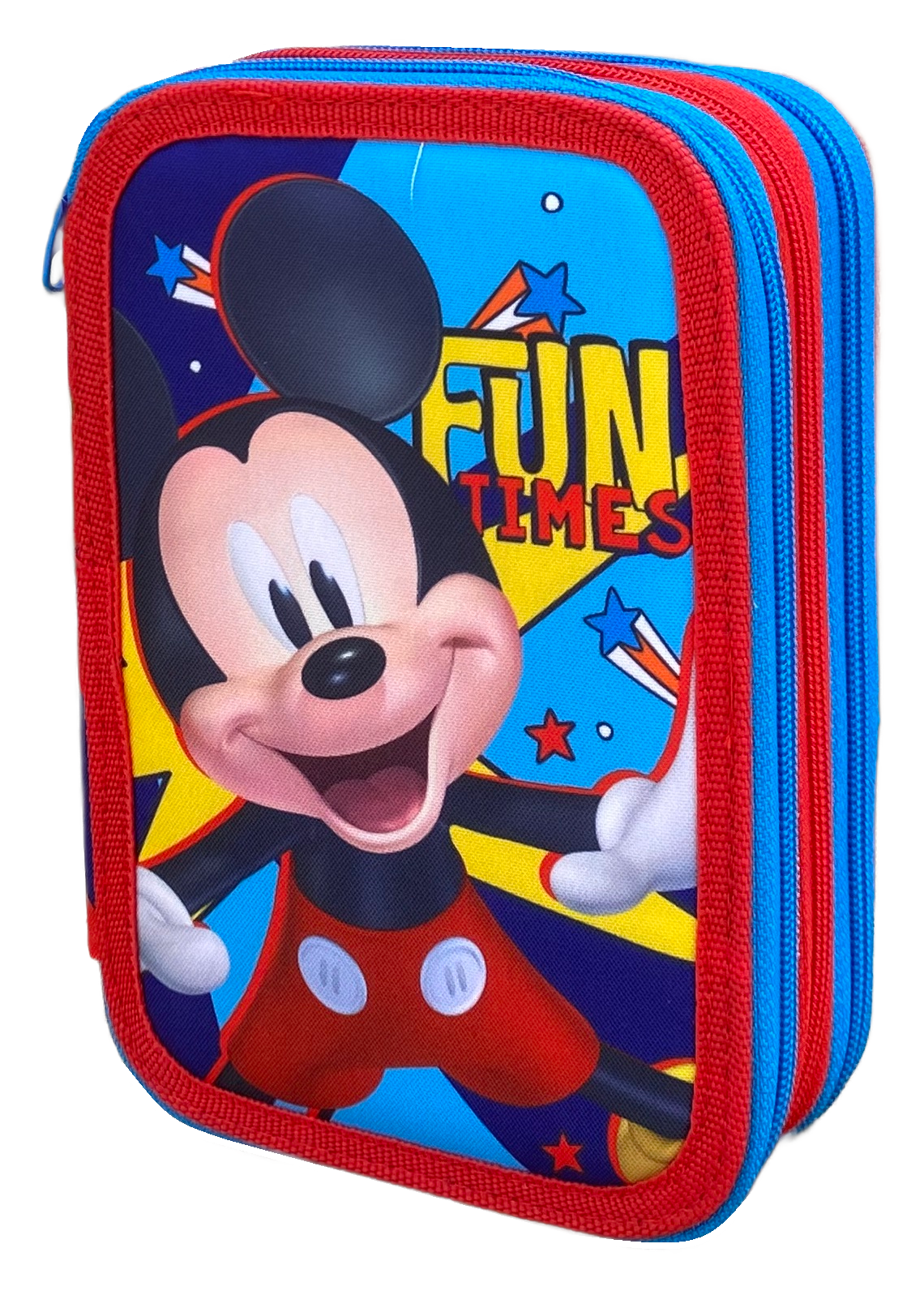 Astuccio Scuola Topolino DISNEY Multiscomparto 3 Zip Portacolori Giotto - 1004e2211