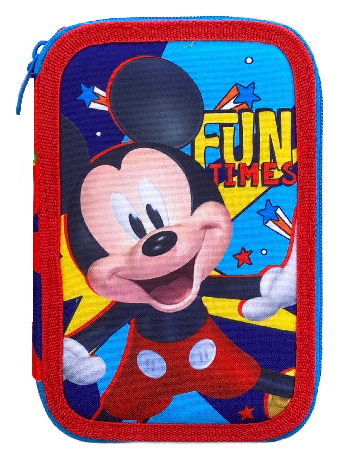Astuccio Scuola Topolino DISNEY Multiscomparto 3 Zip Portacolori Giotto - 1004e2211