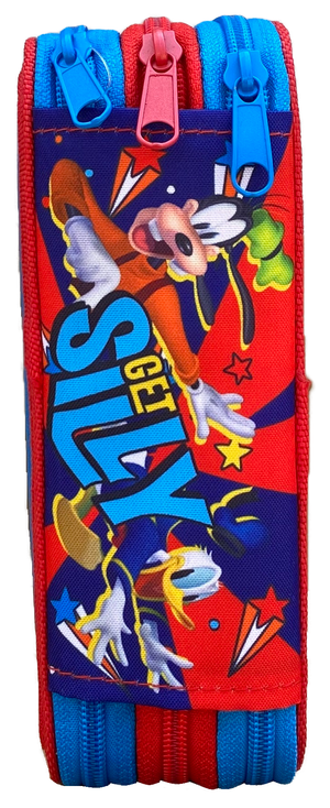 Astuccio Scuola Topolino DISNEY Multiscomparto 3 Zip Portacolori Giotto - 1004e2211