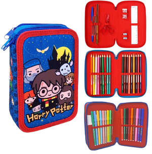 Astuccio Scuola Harry Potter Multiscomparto 3 Zip Portacolori Giotto - 1004e94963