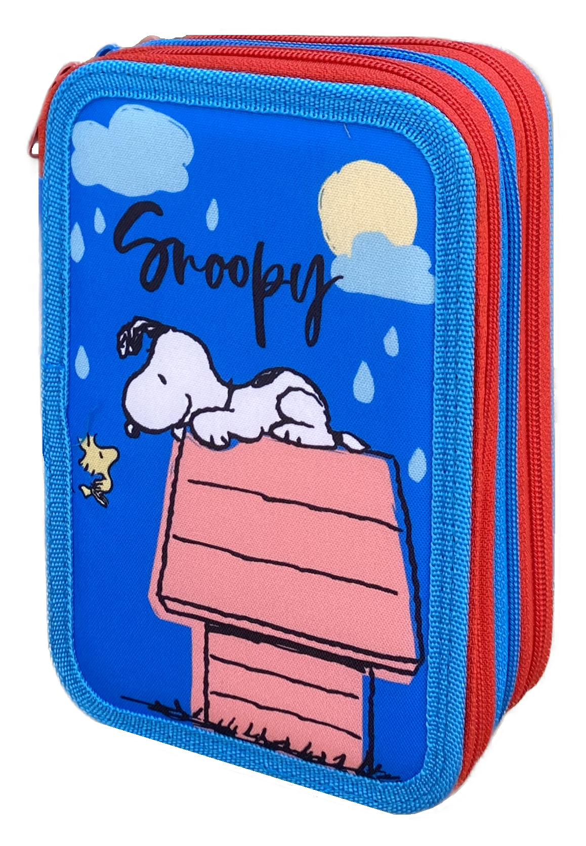 Astuccio Scuola Snoopy Multiscomparto 3 Zip Portacolori Giotto - 1004e2265