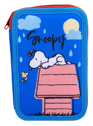 Astuccio Scuola Snoopy Multiscomparto 3 Zip Portacolori Giotto - 1004e2265