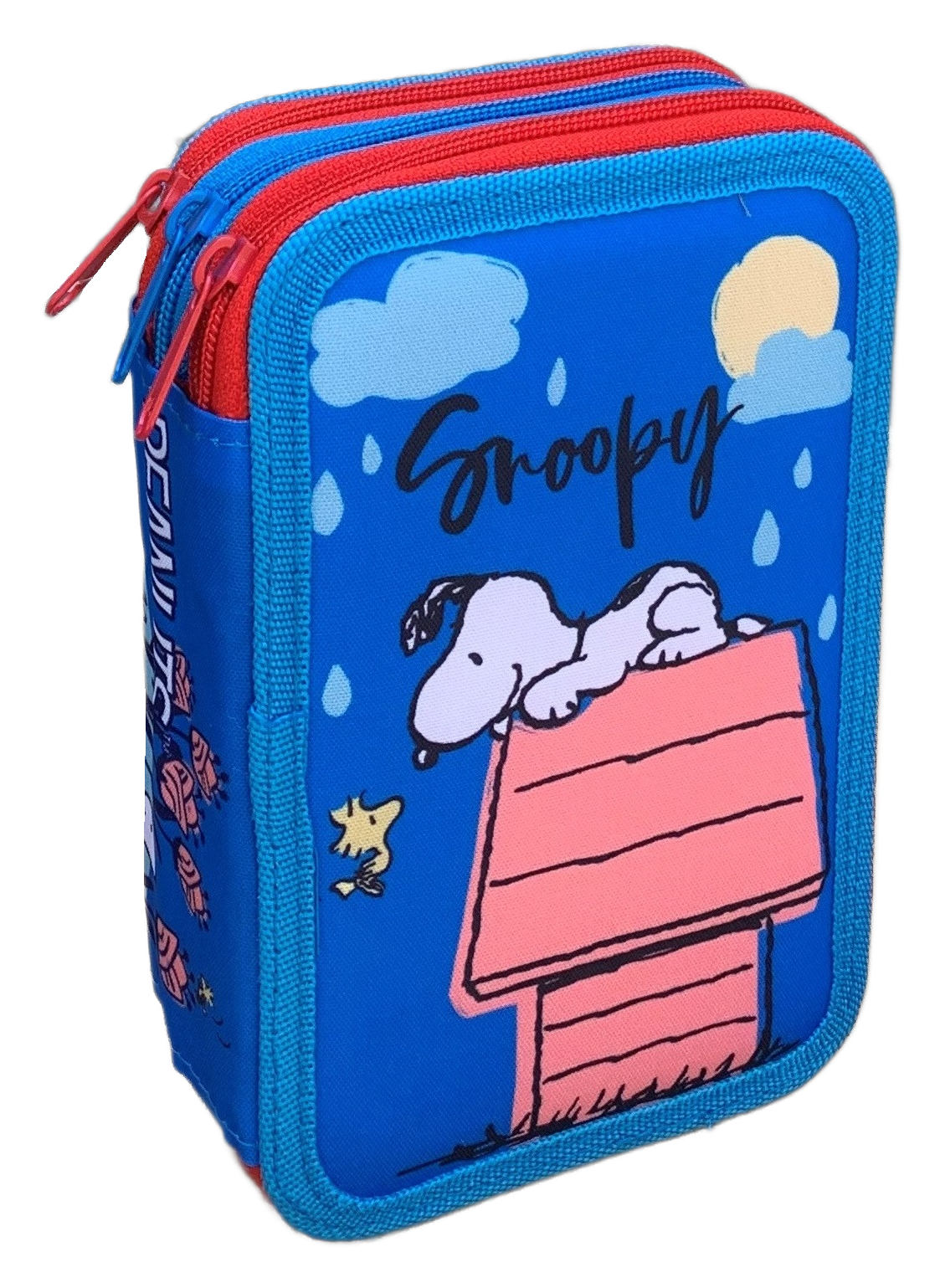 Astuccio Scuola Snoopy Multiscomparto 3 Zip Portacolori Giotto - 1004e2265