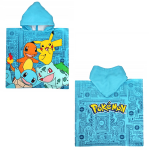 Poncho Mare Pokemon in Microcotone Cm. 100x50 100%pl - 2023pok017