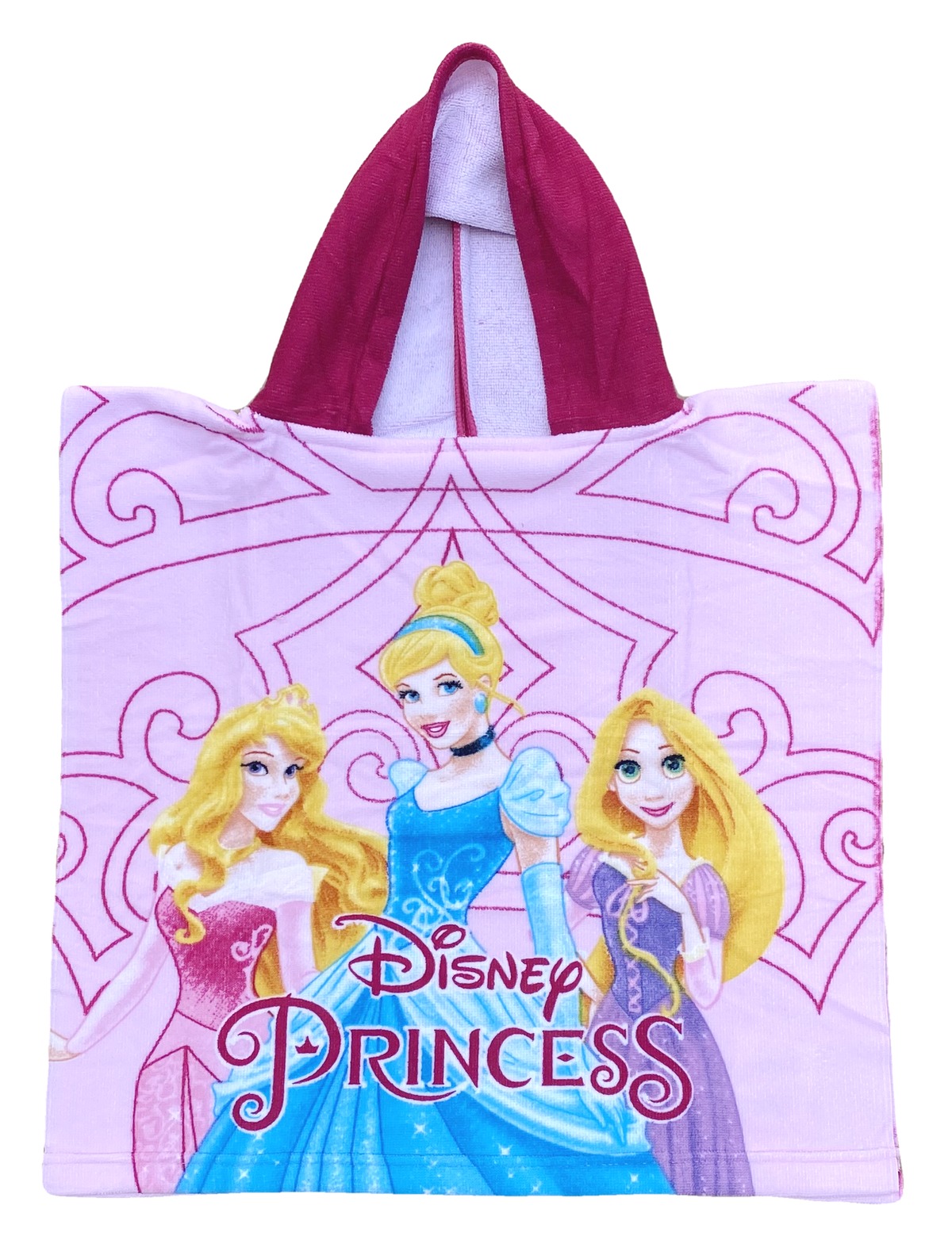 Poncho Mare Principesse DISNEY in Microcotone Cm. 100x50 100%pl - 2023pri009