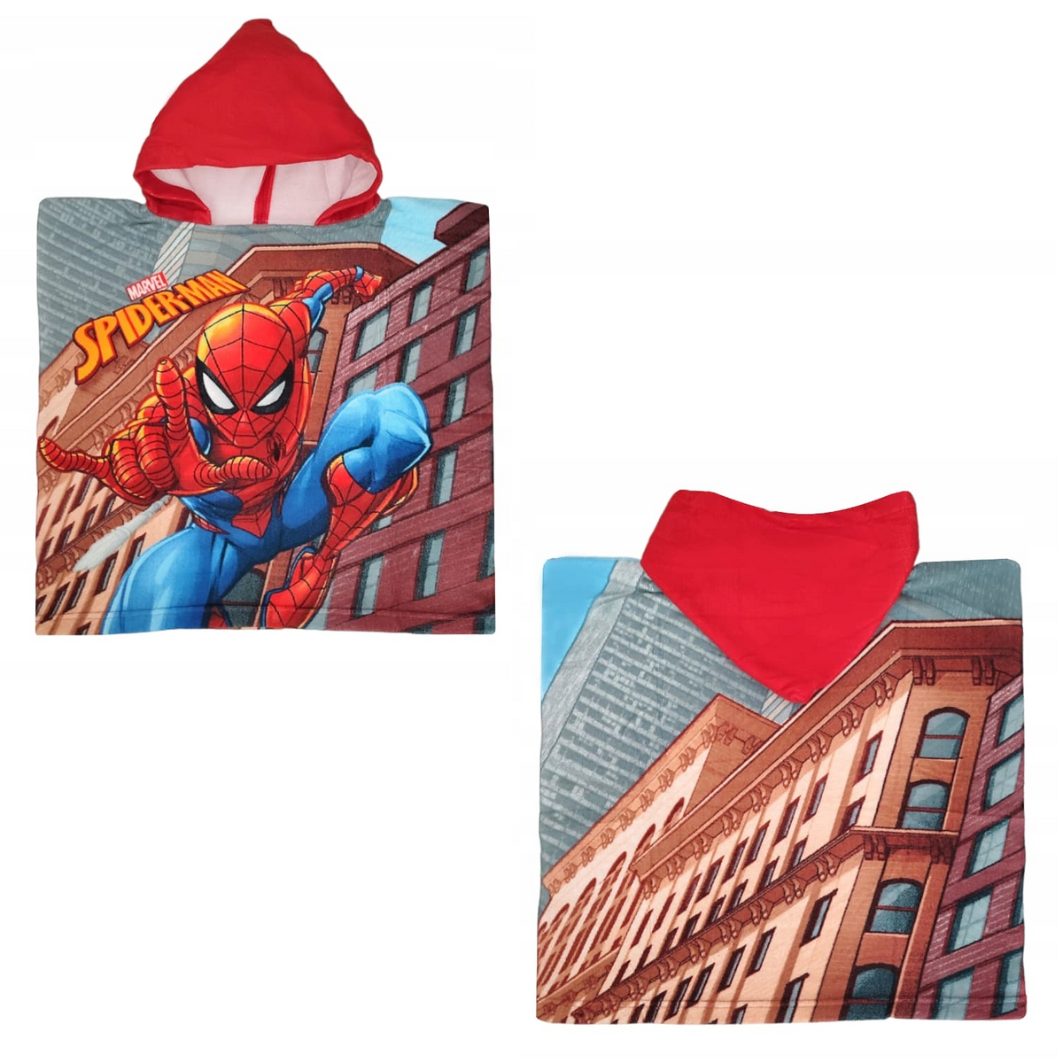 Poncho Mare Spiderman MARVEL in Microcotone Cm. 100x50 100%pl - 2023sp010