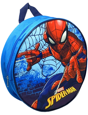 Zaino Asilo Rotondo Spiderman MARVEL Scuola Tempo Libero Bambino 27 CM - Sp23-1522