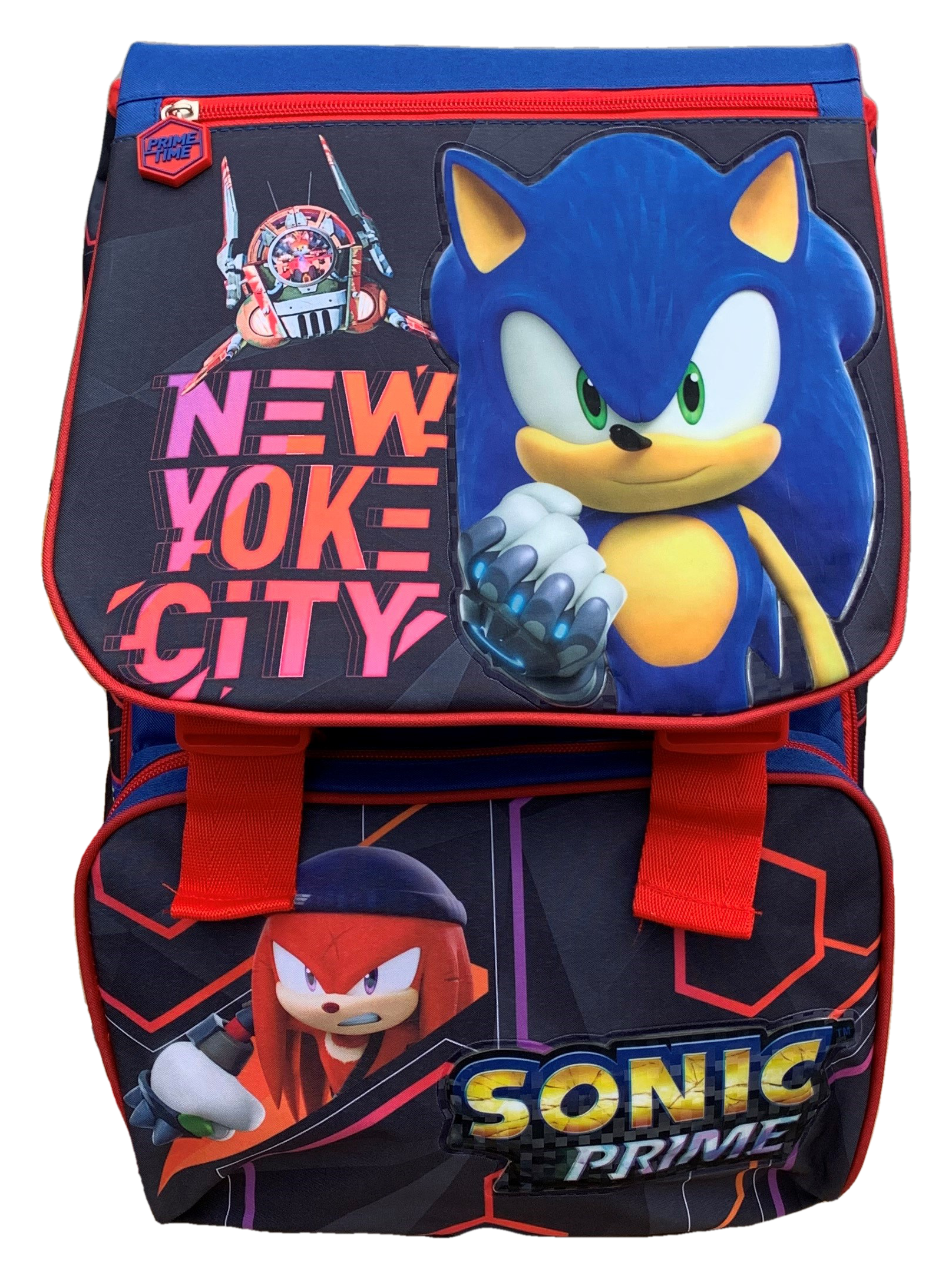 Zaino Estensibile Ergonomico Sonic Prime Deluxe Borsa Scuola 41 CM - 111162279