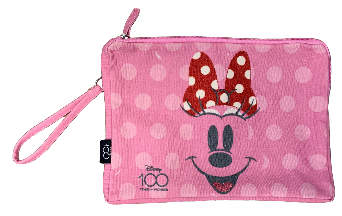 Beauty Case Minnie Mouse DISNEY 100 Anniversario Pochette Borsa Organizer - D06971mc