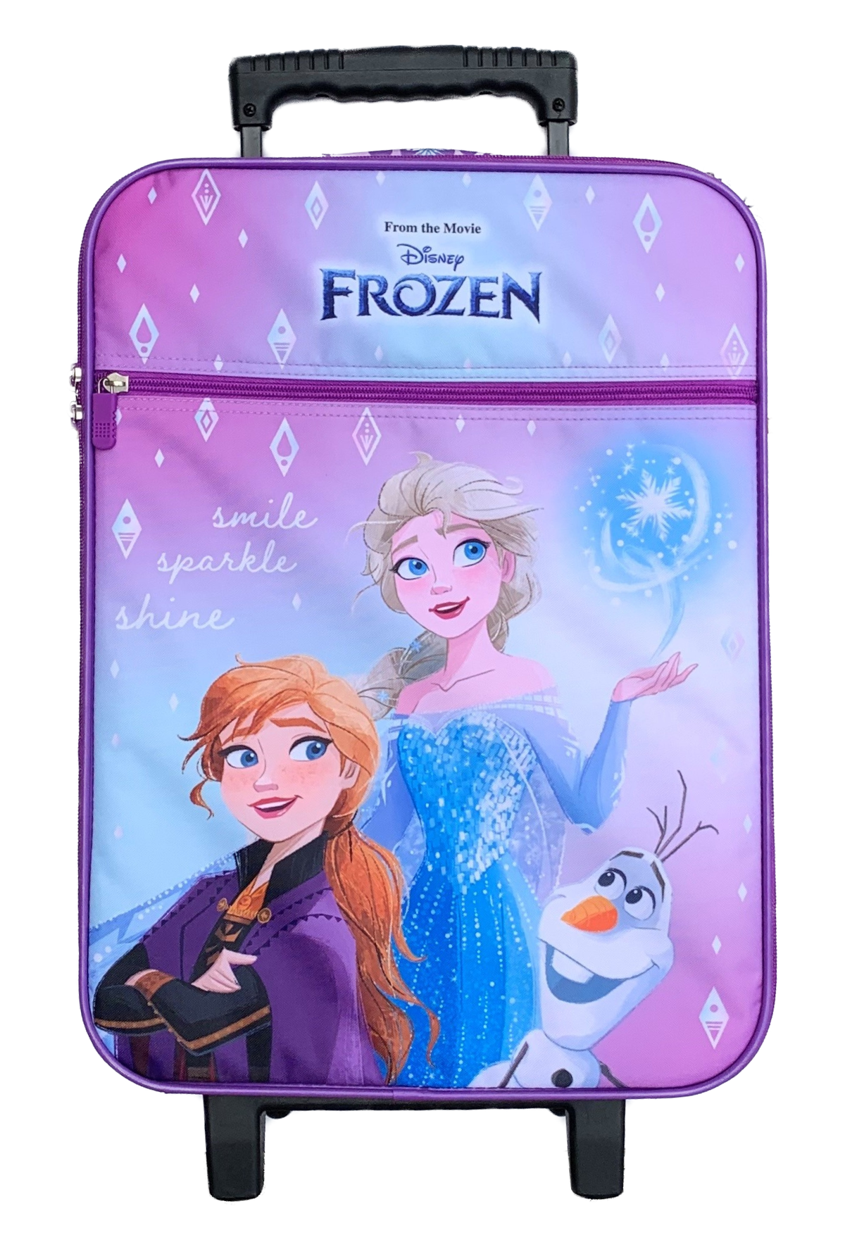 Trolley da Viaggio Frozen DISNEY Valigia in Tessuto Semirigido Manico Allungabile - D06901mc
