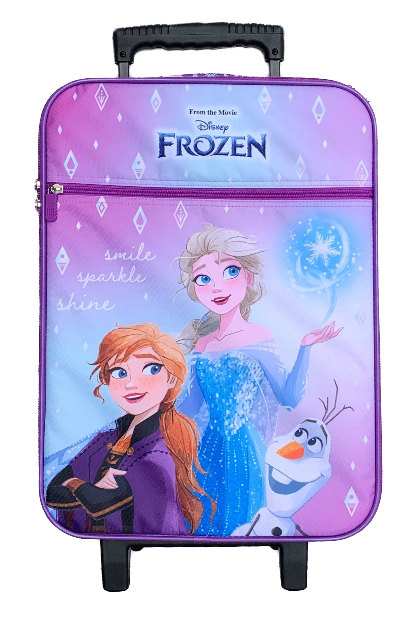 Trolley da Viaggio Frozen DISNEY Valigia in Tessuto Semirigido Manico Allungabile - D06901mc