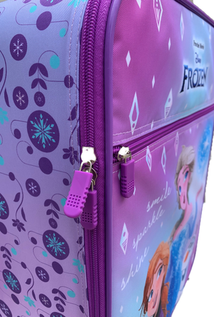Trolley da Viaggio Frozen DISNEY Valigia in Tessuto Semirigido Manico Allungabile - D06901mc