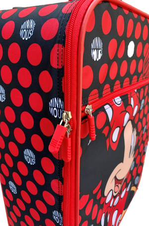 Trolley da Viaggio Minnie DISNEY Valigia in Tessuto Semirigido Manico Allungabile - D06902mc