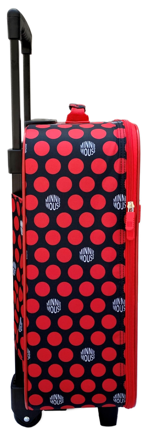 Trolley da Viaggio Minnie DISNEY Valigia in Tessuto Semirigido Manico Allungabile - D06902mc
