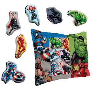 Cuscino Avengers MARVEL + 6 Mini Cuscini 40 X 40 CM Cuscino per Bambini Cameretta - Mv15847