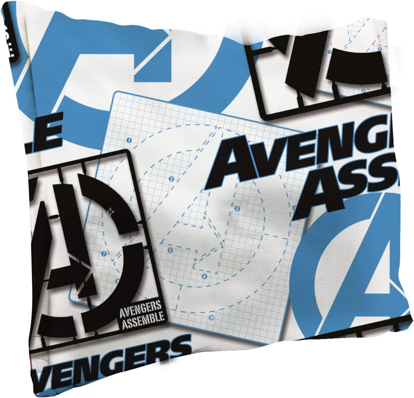 Cuscino Avengers MARVEL + 6 Mini Cuscini 40 X 40 CM Cuscino per Bambini Cameretta - Mv15847