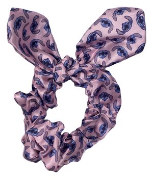 Scrunchies Lilo & Stitch DISNEY Elastici per Capelli con Fiocco 3 Pezzi - D06610mc