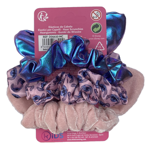 Scrunchies Lilo & Stitch DISNEY Elastici per Capelli con Fiocco 3 Pezzi - D06610mc