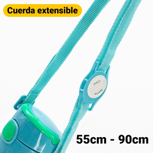 Borraccia in Alluminio con Cannuccia Frozen DISNEY 600 Ml Apertura Automatica - Fr50013