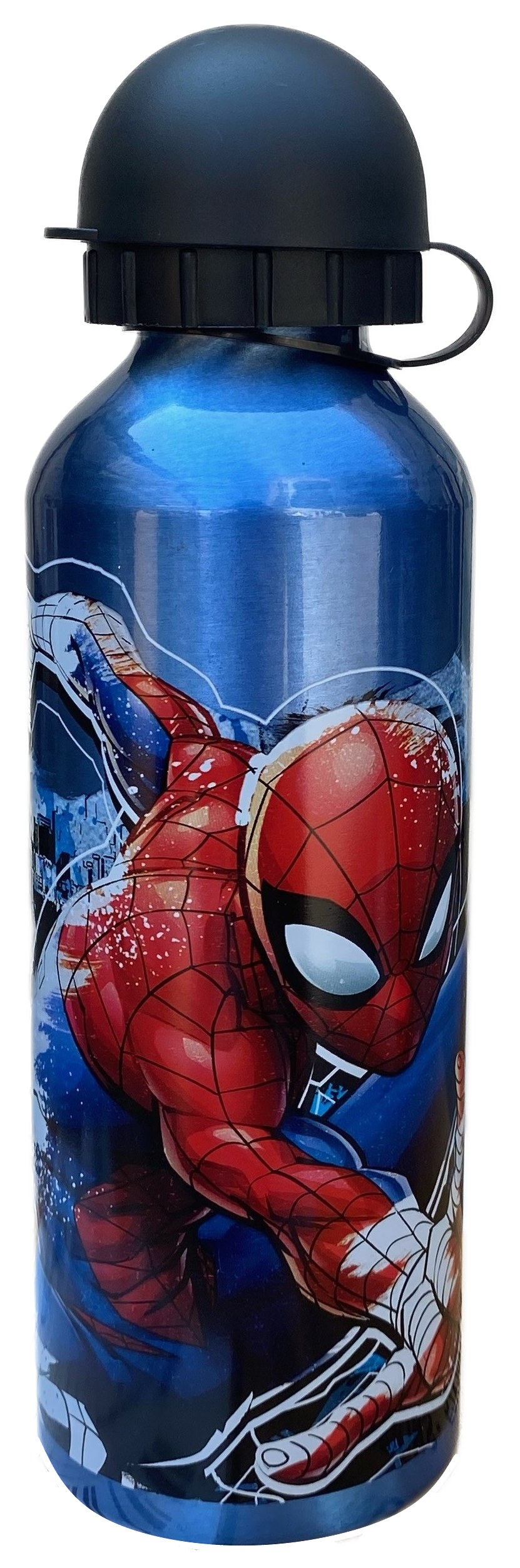 Borraccia in Alluminio Spiderman MARVEL con Beccuccio e Coperchio 500 Ml - Sp50007/n
