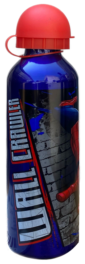 Borraccia in Alluminio Spiderman MARVEL con Beccuccio e Coperchio 500 Ml - Sp50007/r