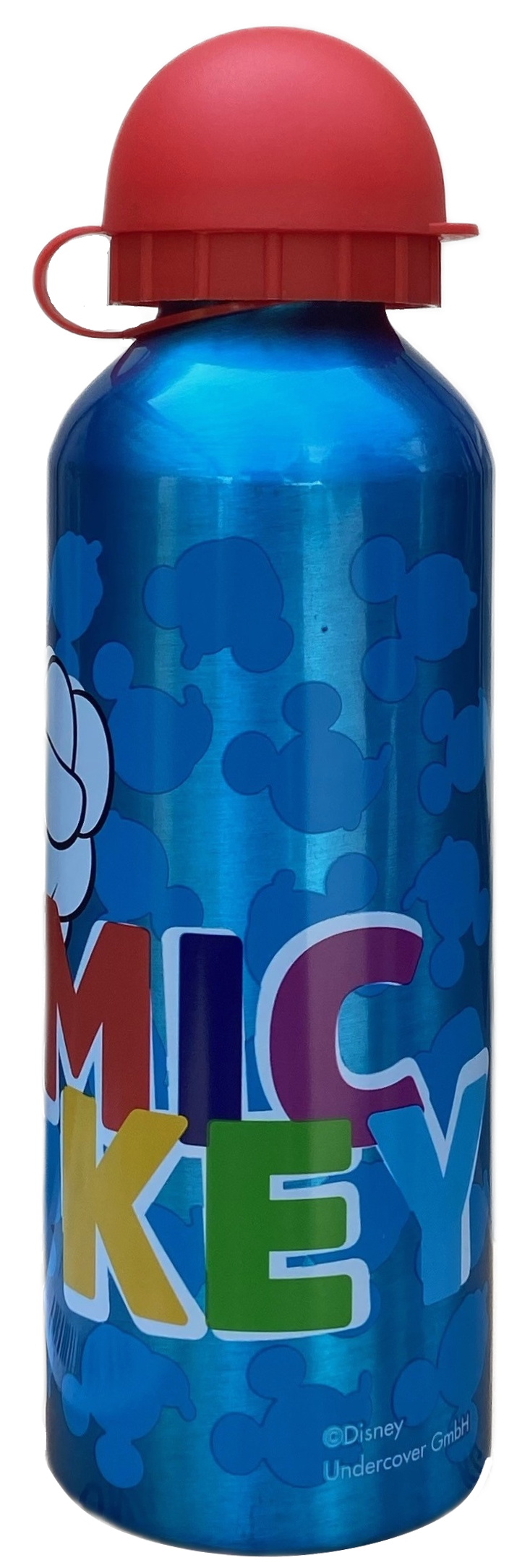 Borraccia in Alluminio Mickey Mouse DISNEY Topolino con Beccuccio e Coperchio 500 Ml - Mk30008/r