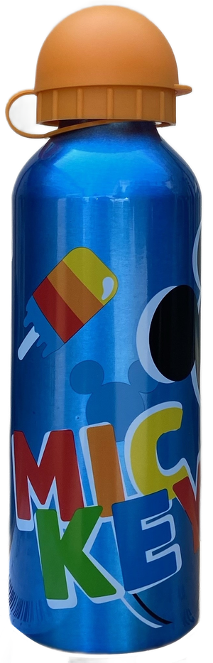 Borraccia in Alluminio Mickey Mouse DISNEY Topolino con Beccuccio e Coperchio 500 Ml - Mk30008/a