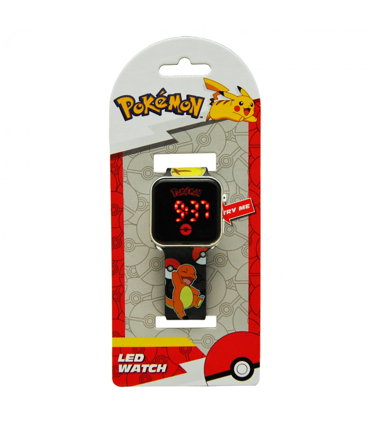 Orologio a LED Pikachu Pokémon da Polso Digitale - Pok4322