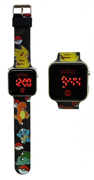 Orologio a LED Pikachu Pokémon da Polso Digitale - Pok4322